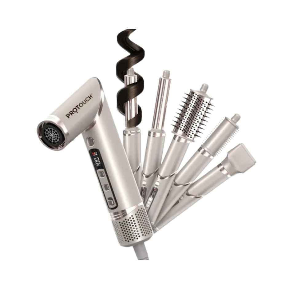 Protouch Airshot, All In 1 Hair Multi-Styler - Curl, Smooth, Dry, Blow, Volume