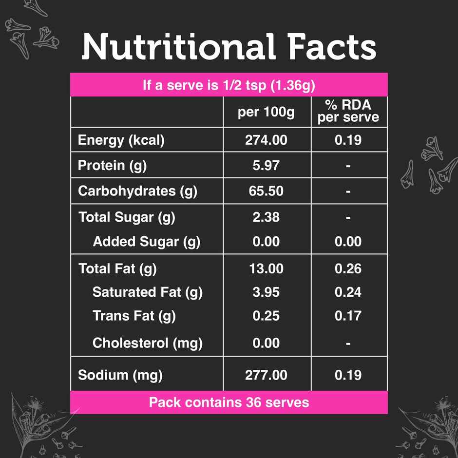 On1Y Clove Whole. Laung-Lavang Sabut Khade Masale