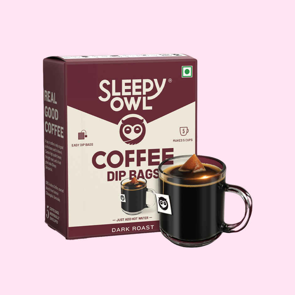 Sleepy Owl Dark Roast Coffee Dip Bags