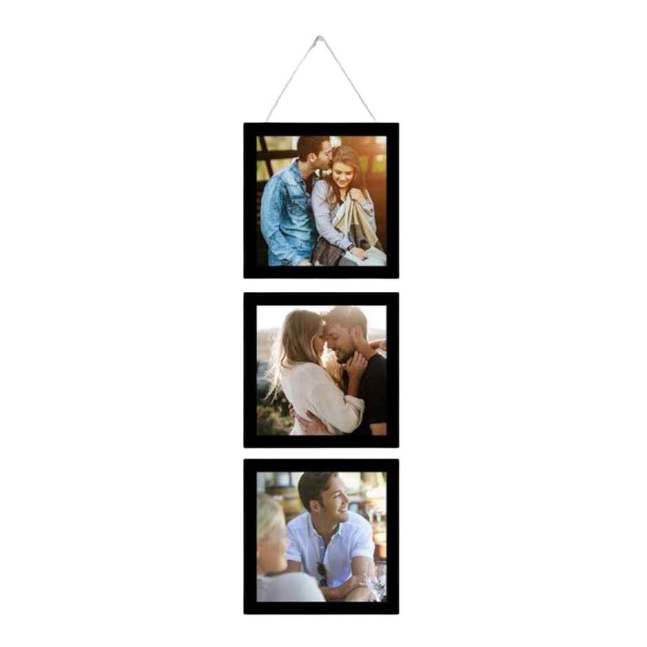 Casacraft by Pepperfry Set of 3 Black Collage Photo Frames