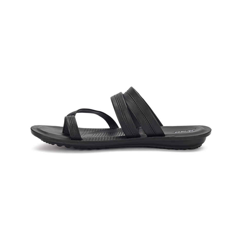 Paragon Men's Black Pu Sandals PUK2224G UK 9