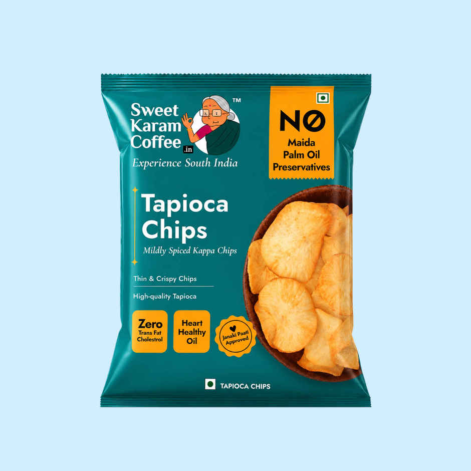 Sweet Karam Coffee Classic Tapioca Chips | No Palm Oil