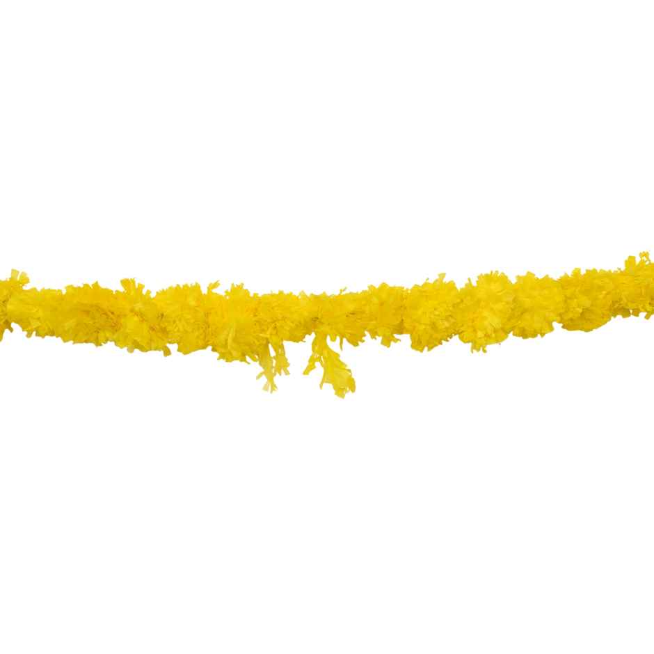 Flower String | Yellow Genda Ladi Decoration For Traditional | 1 pack 2 pcs | Party Propz