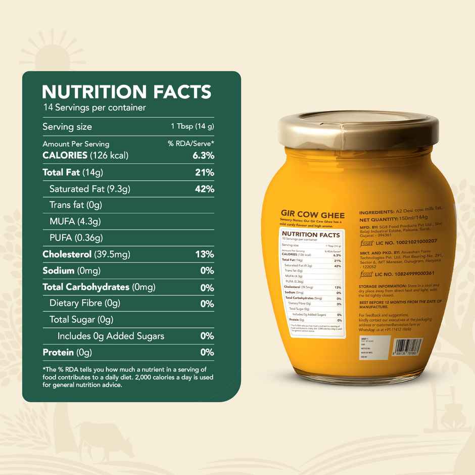 Anveshan A2 Desi Cow Ghee | Pure & Traditional