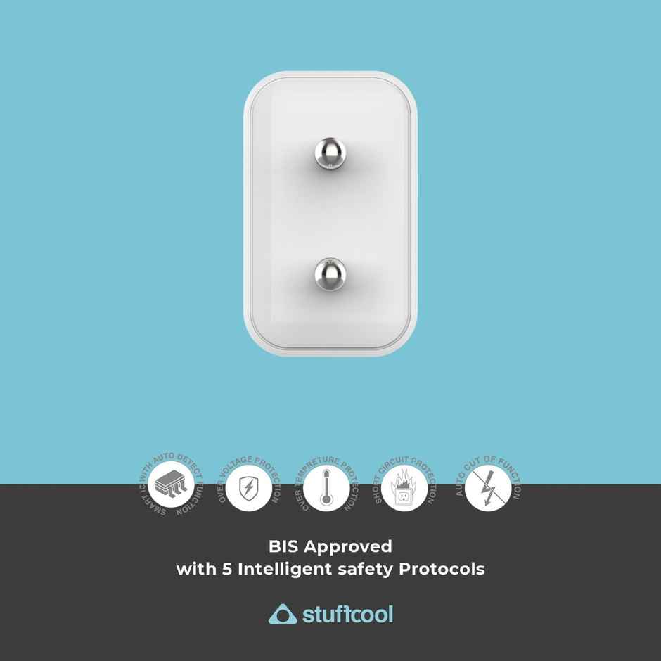 Stuffcool Flow 25W PD PPS Dual Port Charger