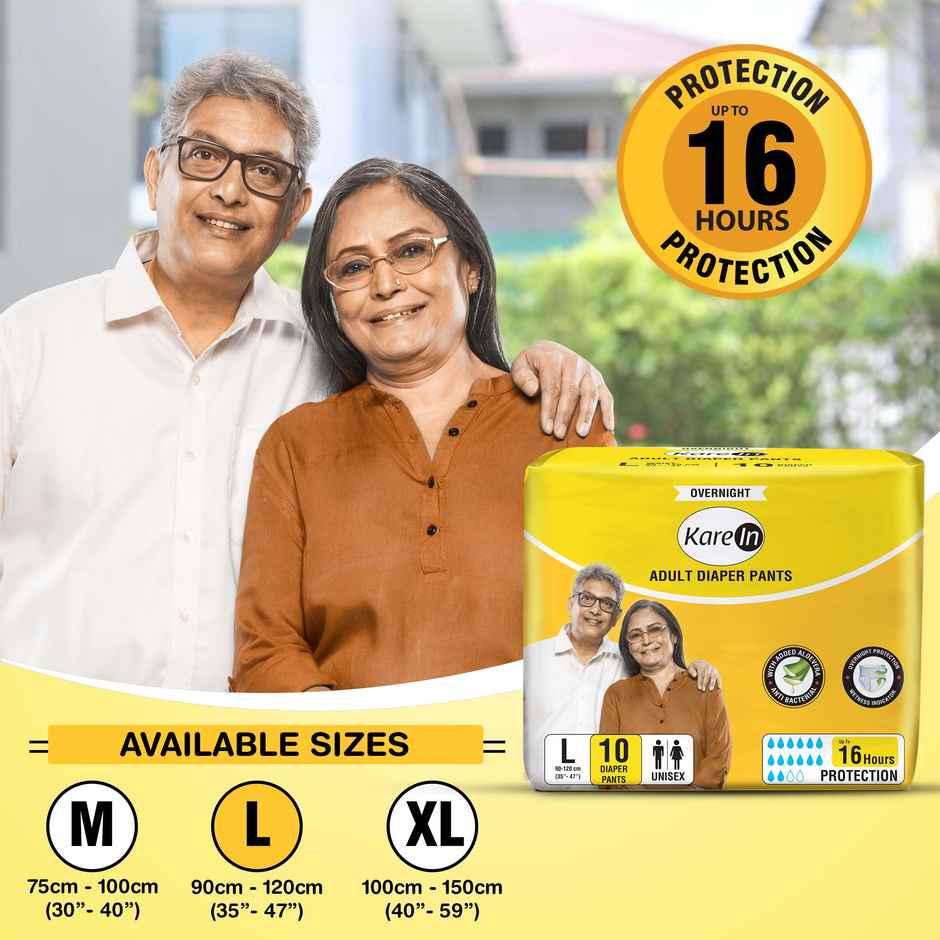 KareIn Overnight Adult Diaper Pants | Large
