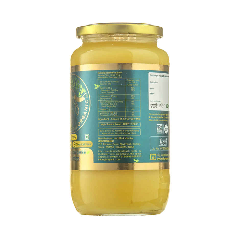 Girorganic A2 Gir Cow Desi Ghee