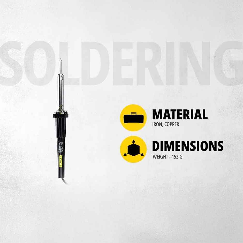 STANLEY 69-031B 30W 220V Round Corded Soldering Iron For Soldering Toys, Gadgets & Wires