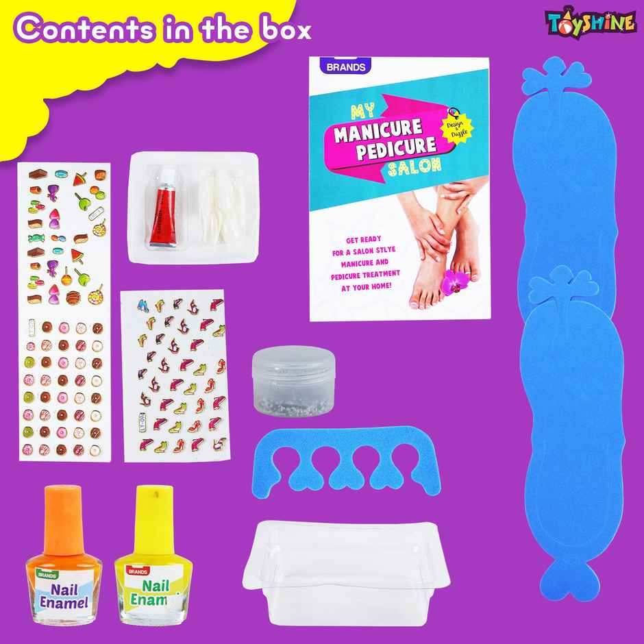 Toyshine DIY Manicure Kit | Creative STEM Toy for Kids 8+
