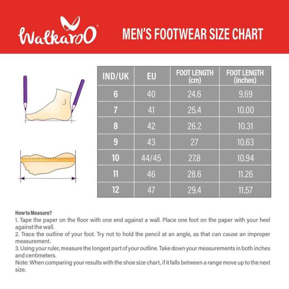 Walkaroo Men's Daily Wear Comfort Sandals - WC8711 Aqua Blue | UK8