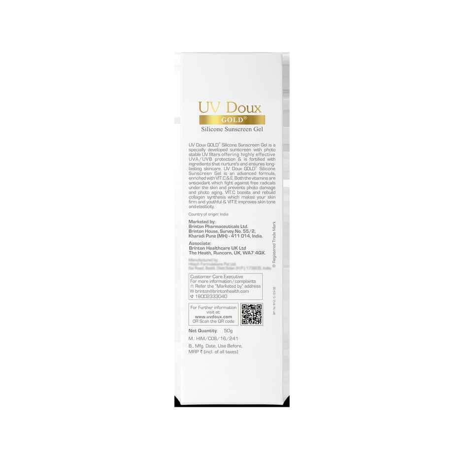 UV Doux Gold - Silicone Sunscreen Gel