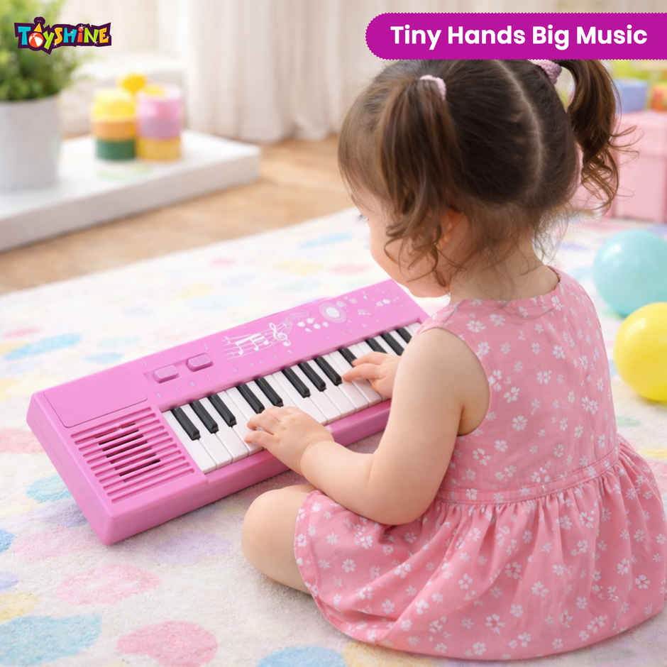 Toyshine Mini Keyboard Piano with 32 Keys & Melody Sounds for Kids - Assorted