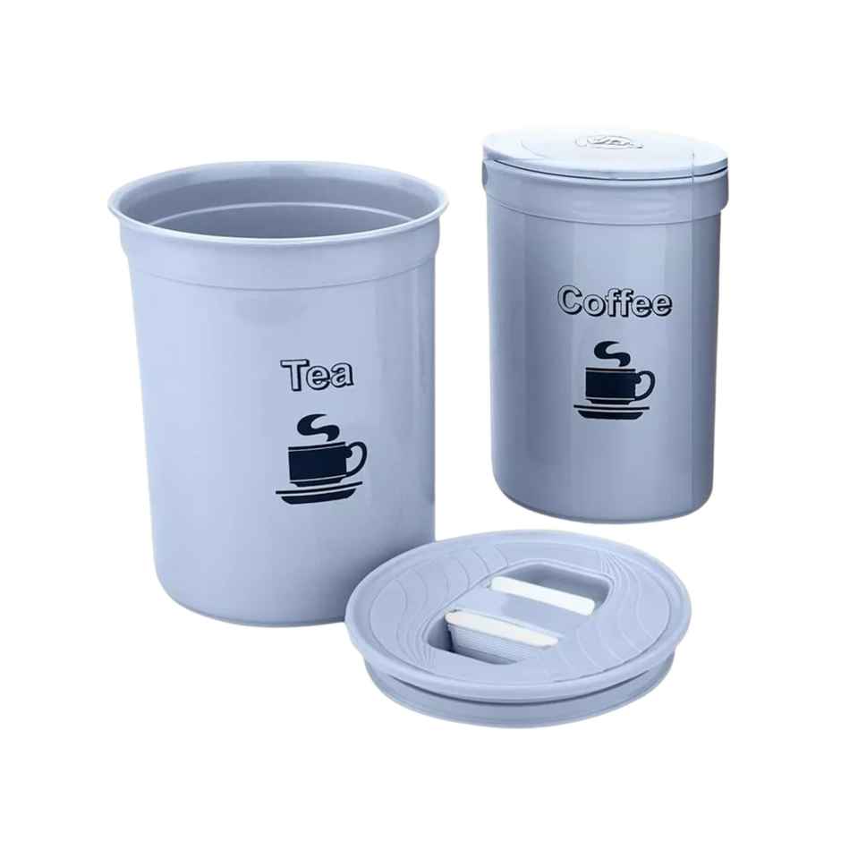 Asian Plastoware Accurate Seal Tea-Coffee-Sugar Container 850 ml (3 Pc))- Assorted 3 N