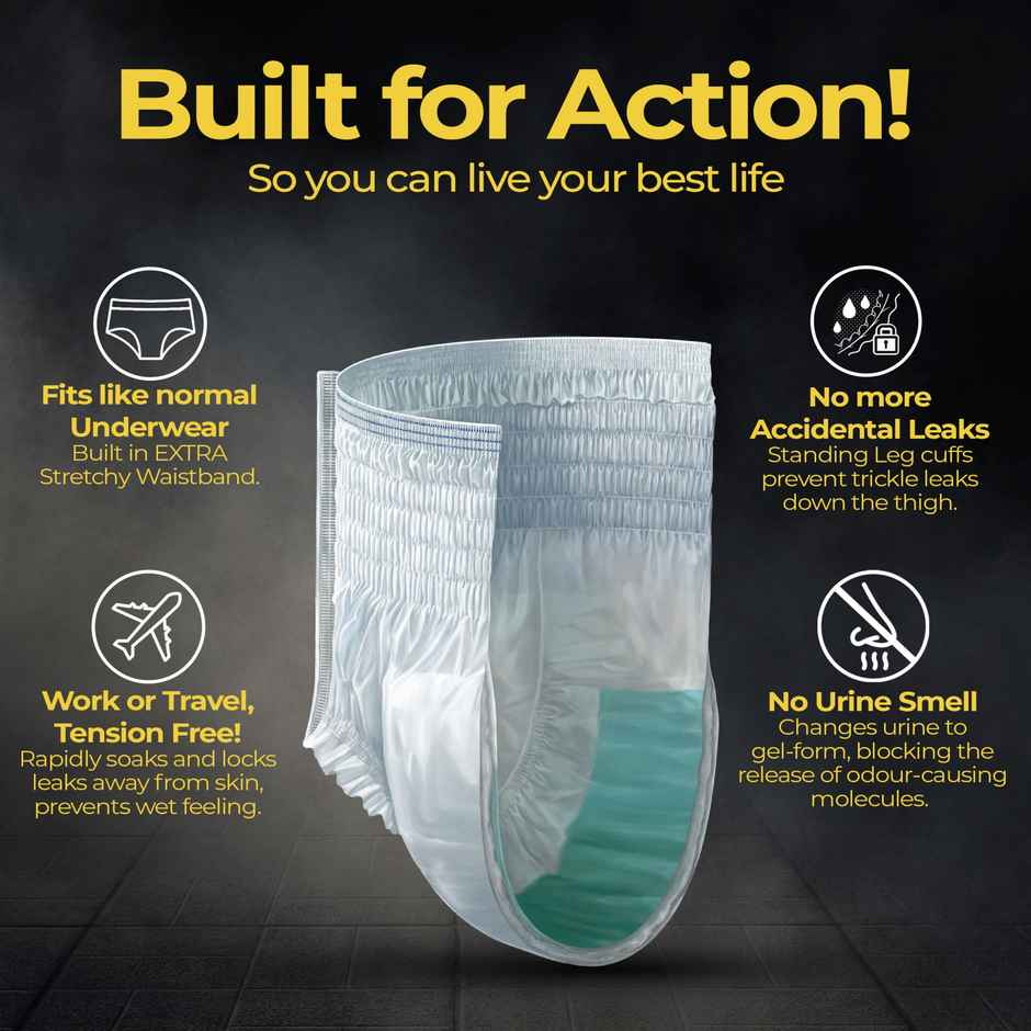 Friends Adult Diaper Pant | Classic Type | M | 25 - 48 inch