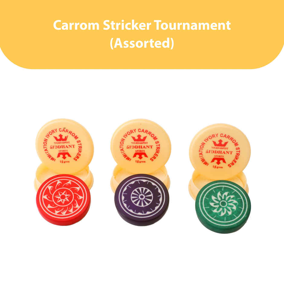 SS Carrom Striker Tournament, pack of 1(Assorted)