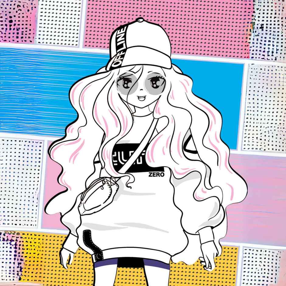 Colour Your Own Manga Book 4 For Kids Age 4+ | Free Manga Colouring Poster|Beautiful Picture To Color