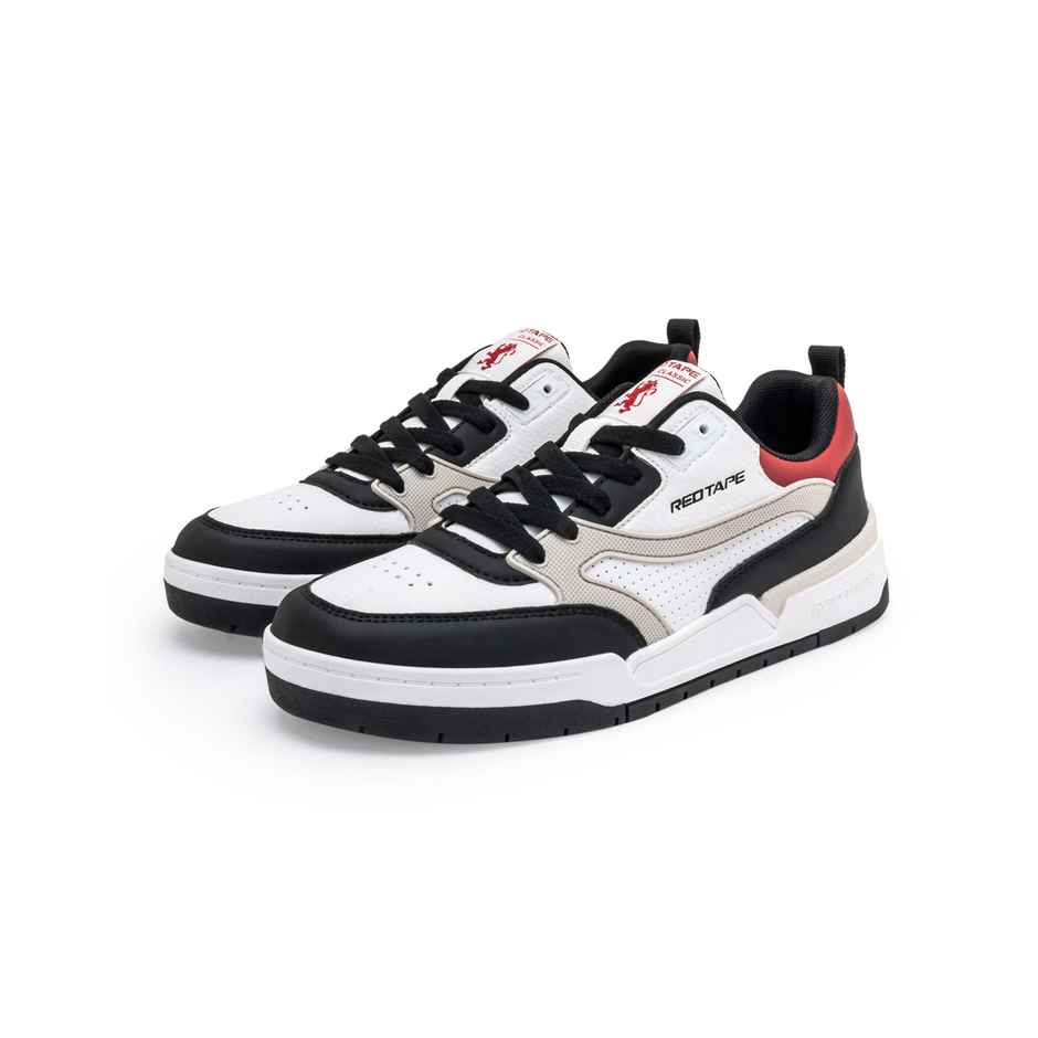 Red Tape Men's Sneakers | RSL0272A | White and Red - UK 6
