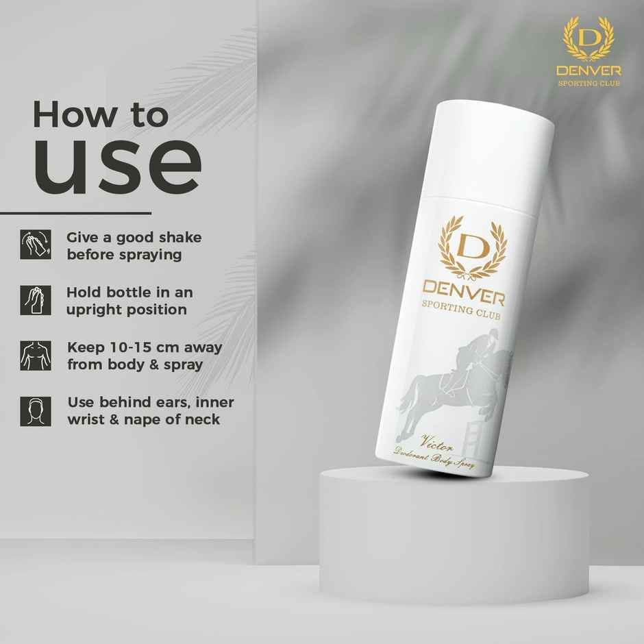 Denver - Sporting Club - Victor Deo Deodorant Spray - For Men