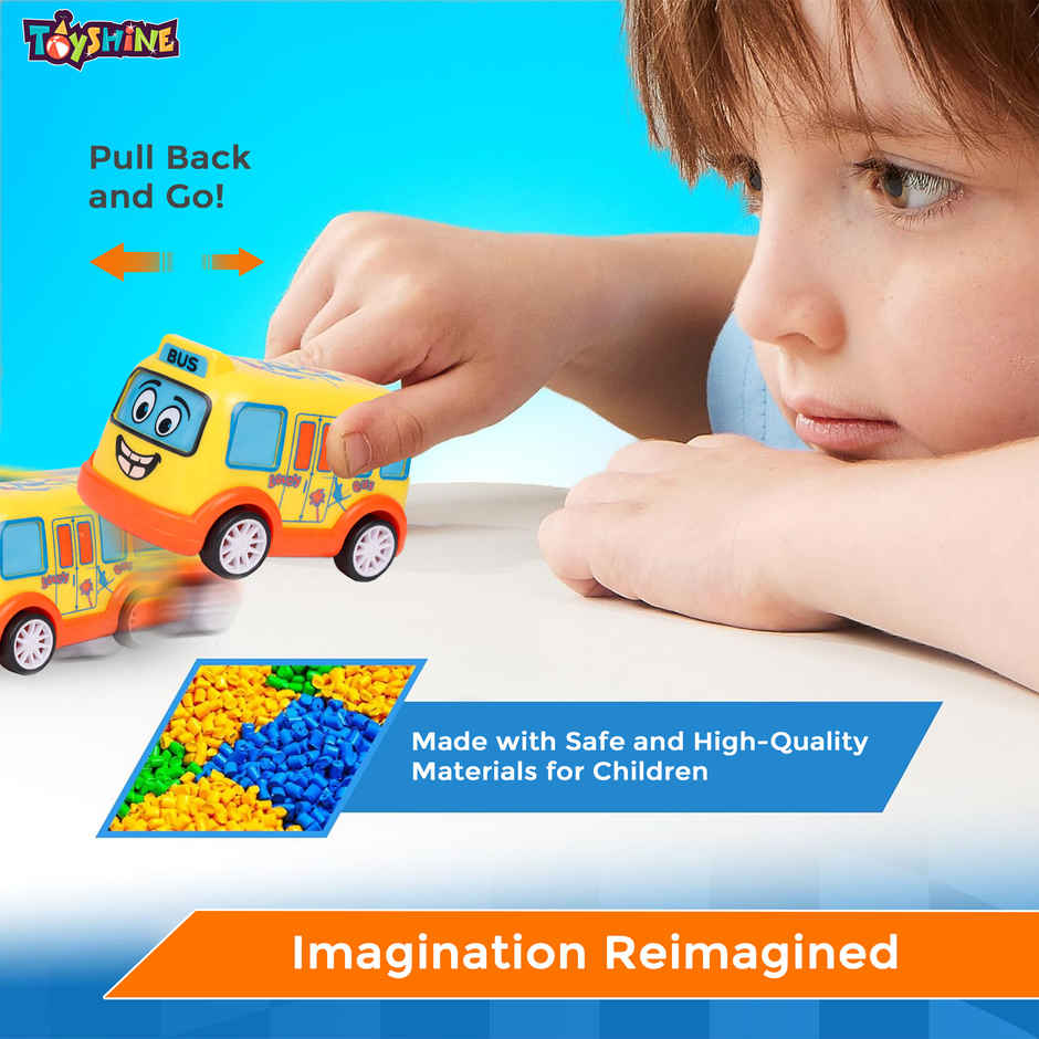 Toyshine Friction-Powered Multicolor Automobile for Kids