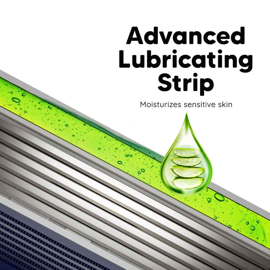 Letsshave Pro 6 Shaving Blades | World's First 6-Blade & Precison Back Blade for men