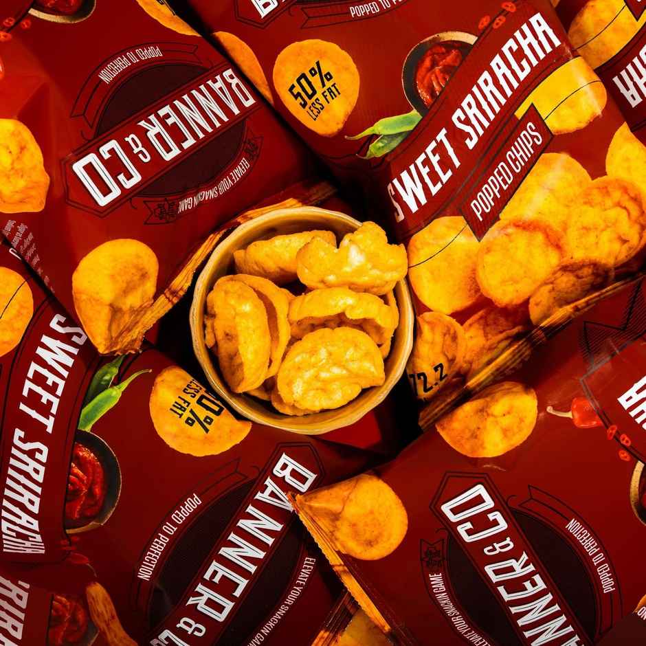 Banner & Co Sweet Sriracha Popped Chips