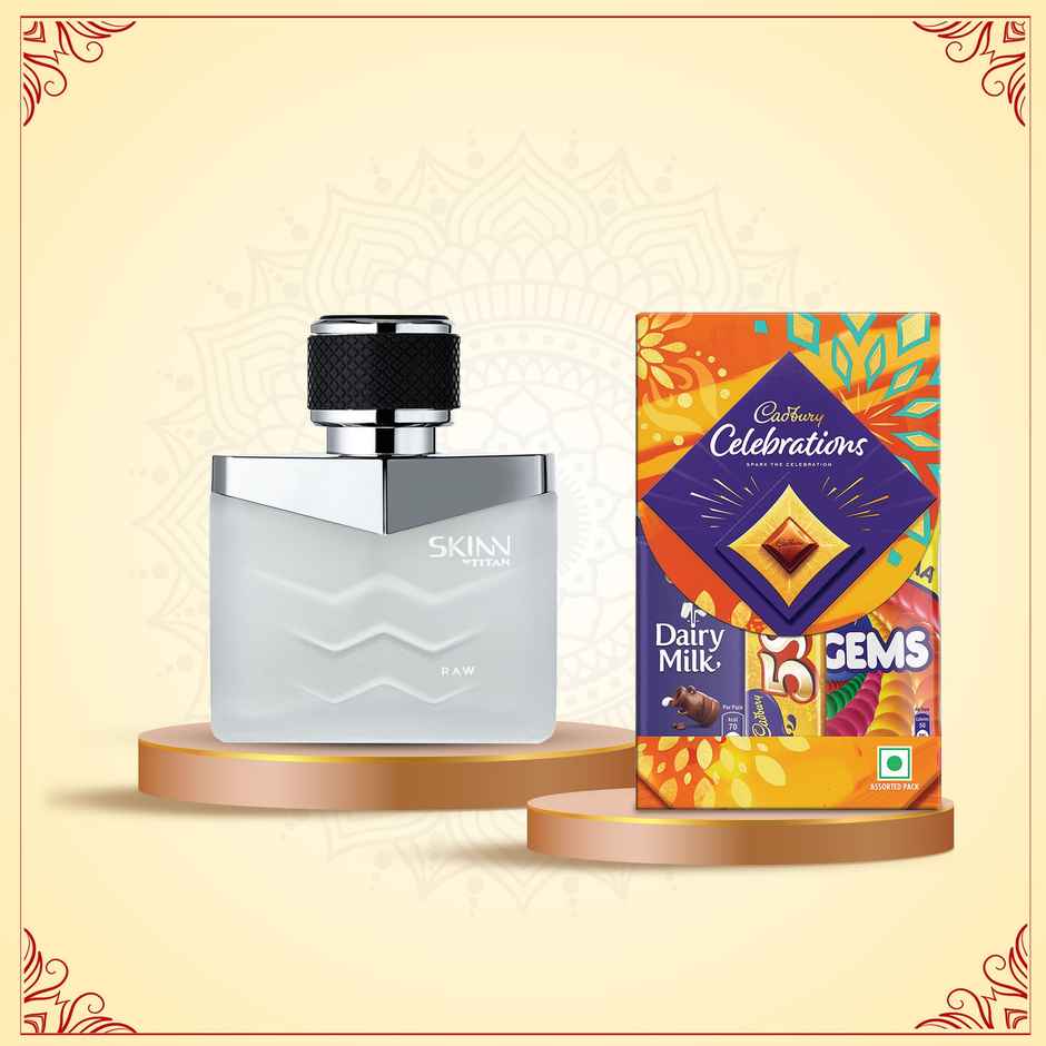 Carlton London Gift Set - Fantasy Collection (1pc) & Cadbury Celebrations Assorted Chocolate Gift Pack (51200mg) Combo