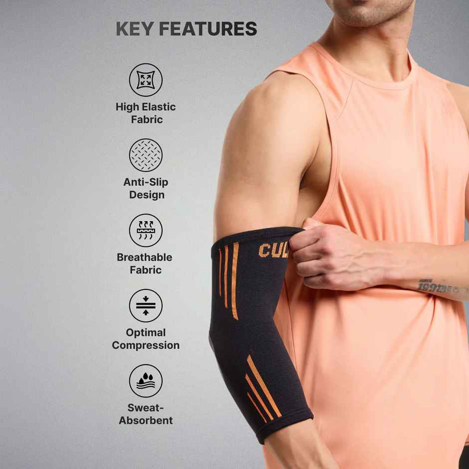 Cult Elbow Support | Medium | Black