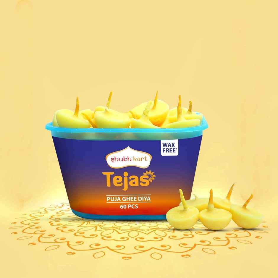 Shubhkart - Tejas Pure Ghee Wicks 60 N