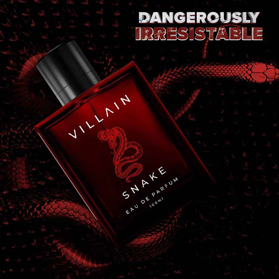 Villain Snake Perfume For Men Strong Smoky Sexy And Masculine Combo