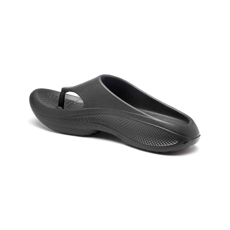 Asian Safari-01 Men Slippers Black (Size-8)