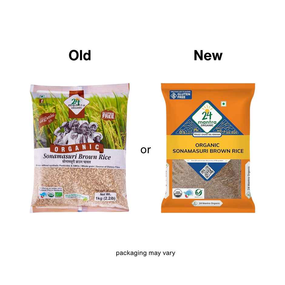 24 Mantra Organic Brown Sona Masoori Rice