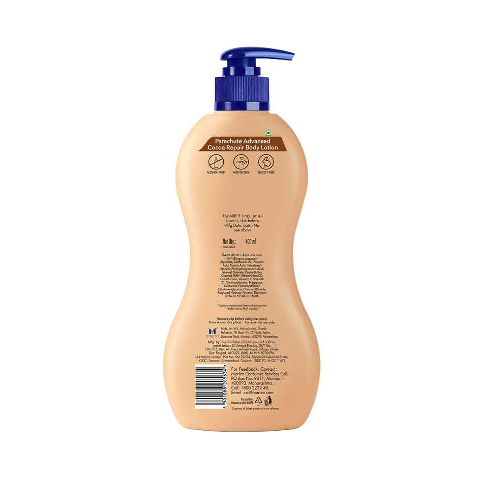 Parachute Advansed Cocoa Repair Body Lotion Intense Moisture