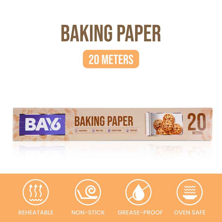 BAY6 Baking and Cooking Paper, 20 meters