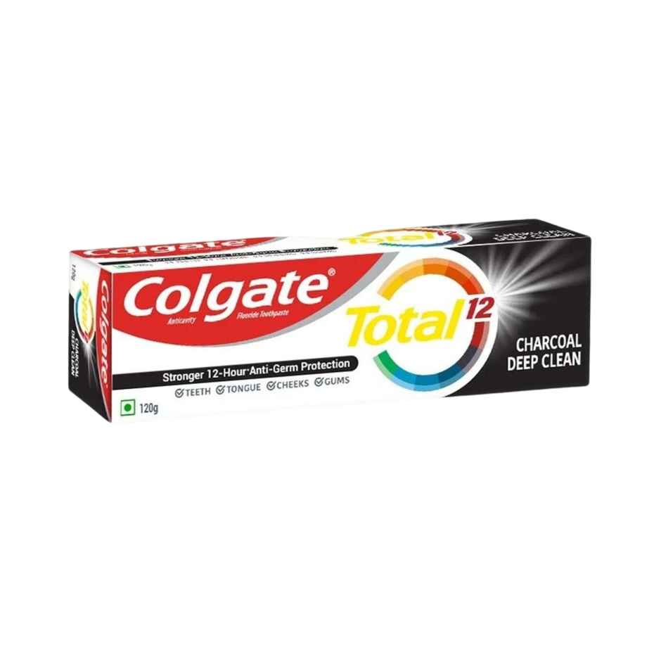 Colgate Total Charcoal Deep Clean Antibacterial Toothpaste Stronger 12-Hour AntiGerm Protection