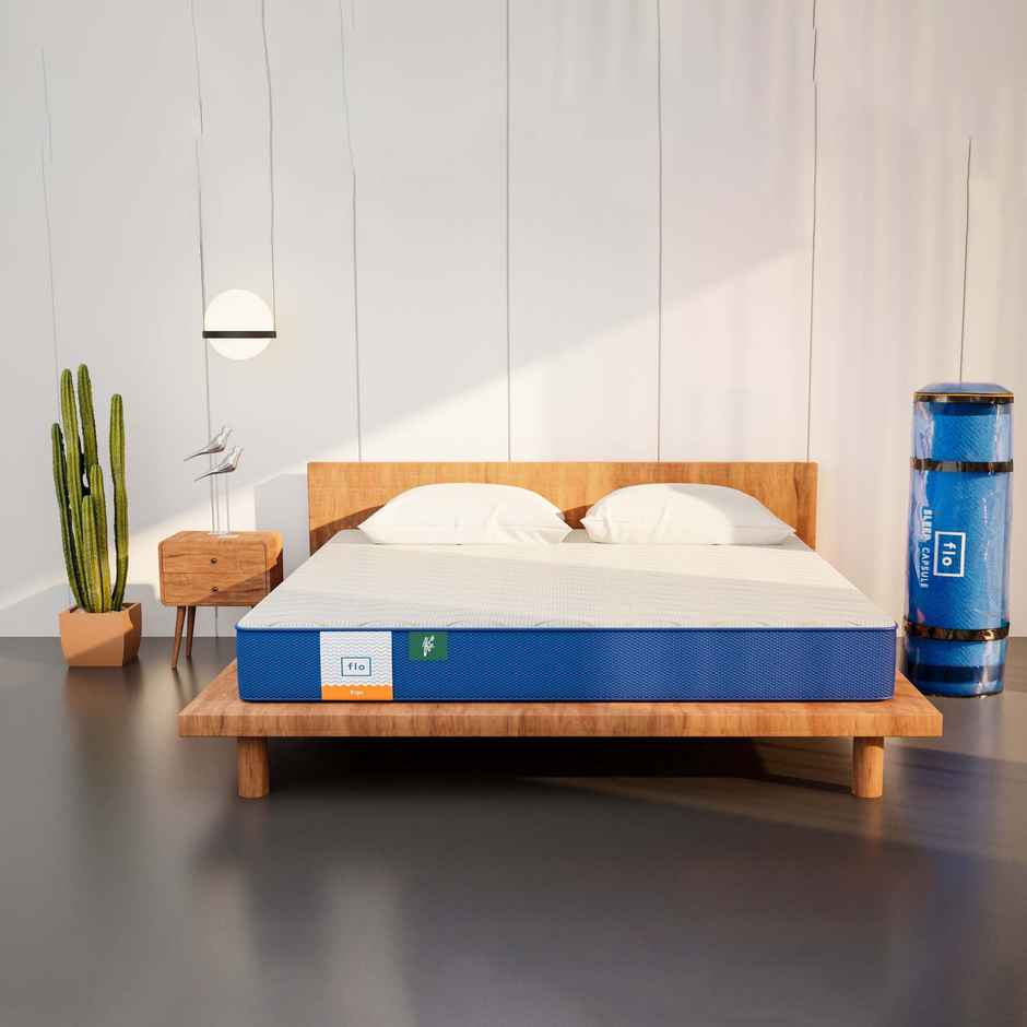 Flo Ortho Mattress Sleep Well with our Mattress | 6 in Mattress in Single Size (72x36x6 in)