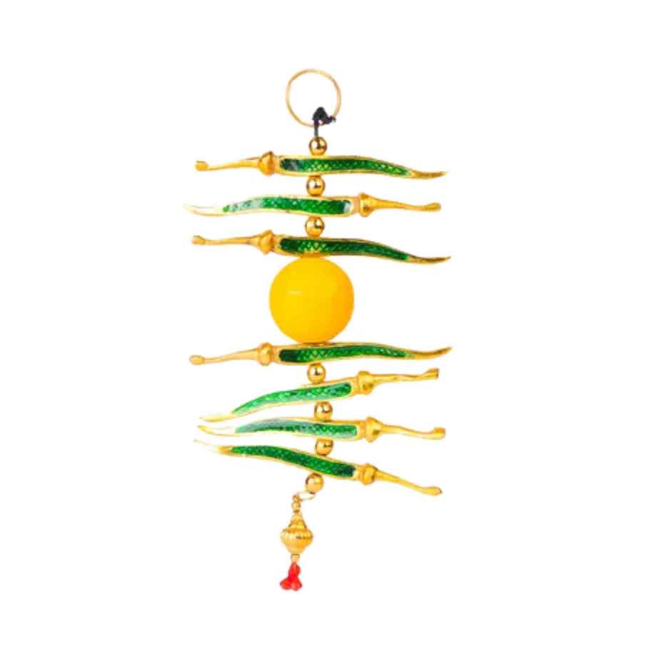 Devnidhii Nimbu Mirch Silver Plated
