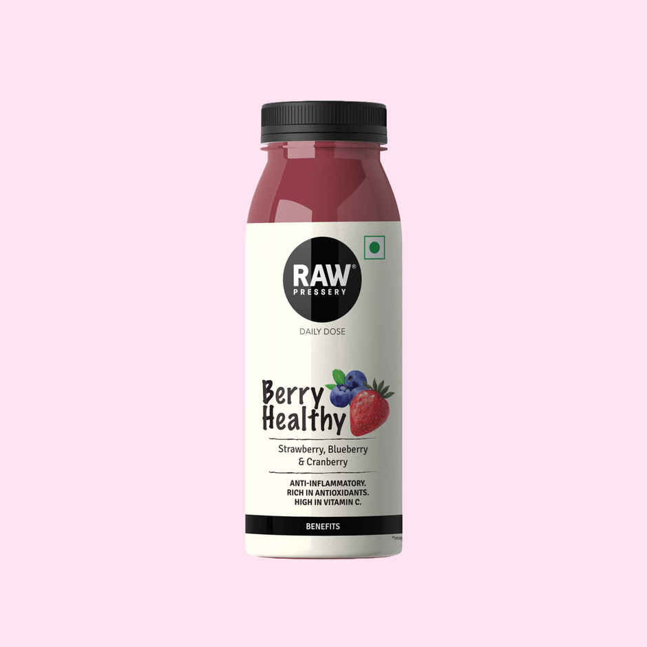 RAW Pressery Berry Healthy  Strawberry, Blueberry & Cranberry Juice  Daily Dose