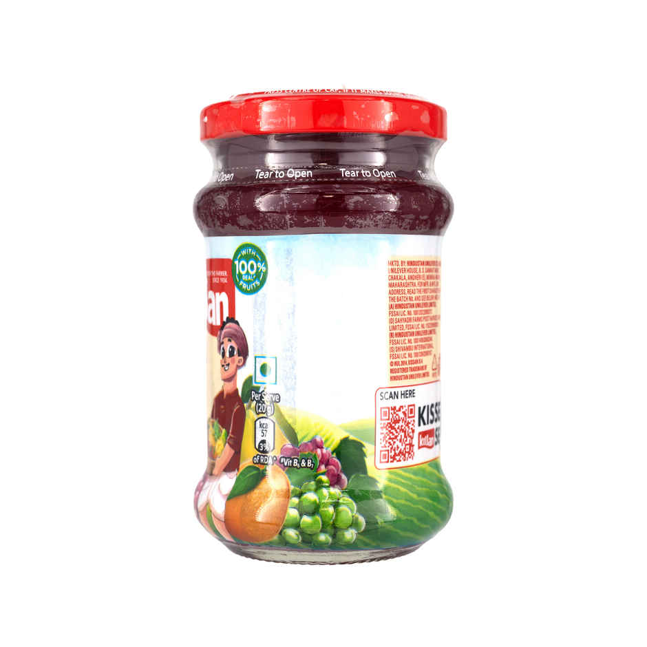 Kissan Mixed Fruit Jam(500gms) & Spencer'S Premium Milk Bread(400gms) Combo