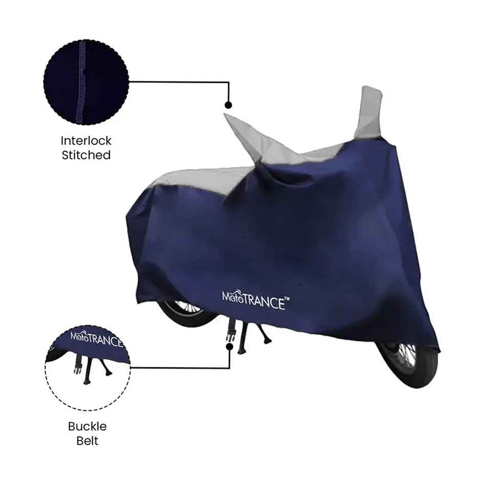 Mototrance Sporty Bike Body Cover For Universal - Blue