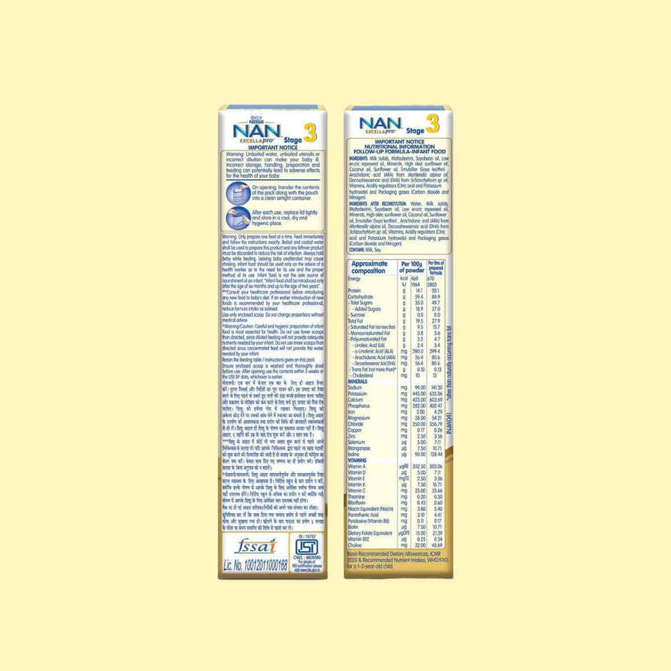Nestle Nan Excellapro Stage 3 Follow-Up | 12 - 24 M