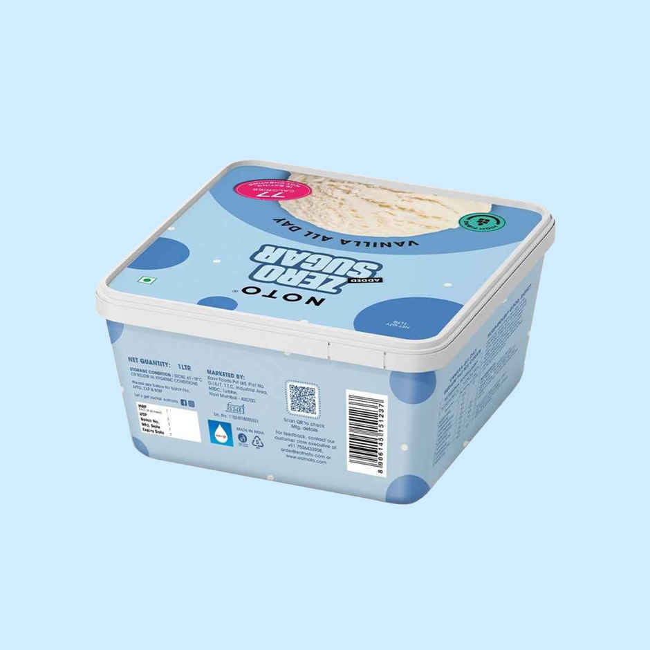 NOTO Vanilla Sugar Free, Guilt Free Tub