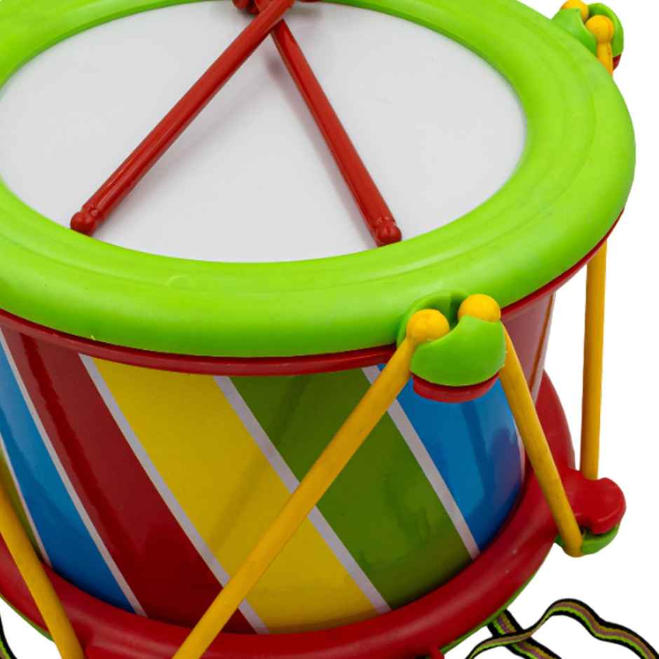 Toybharat Musical Drum Big | Multicolour | Travel Toys | Birthday Gift | Assorted