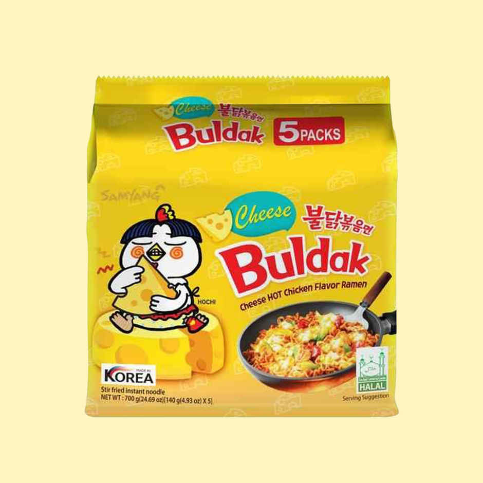 Samyang Cheese Hot Chicken Flavor Ramen Non-Veg