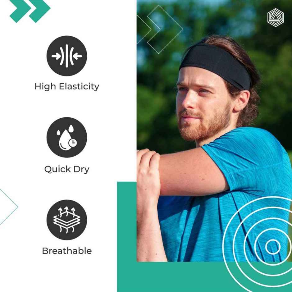 Boldfit Strapless Sports Headband | Versatile Gear for All Sports