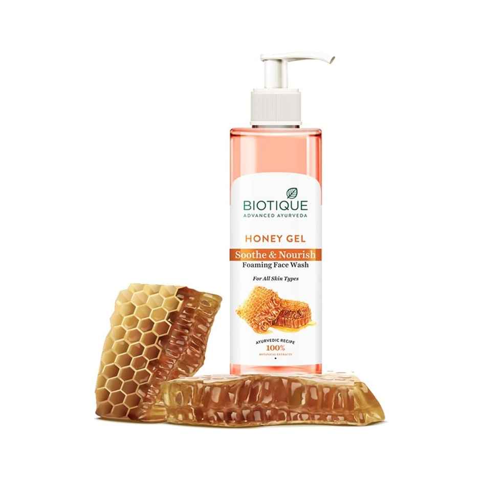 Biotique Honey Gel Soothe & Nourish Foaming Face Wash