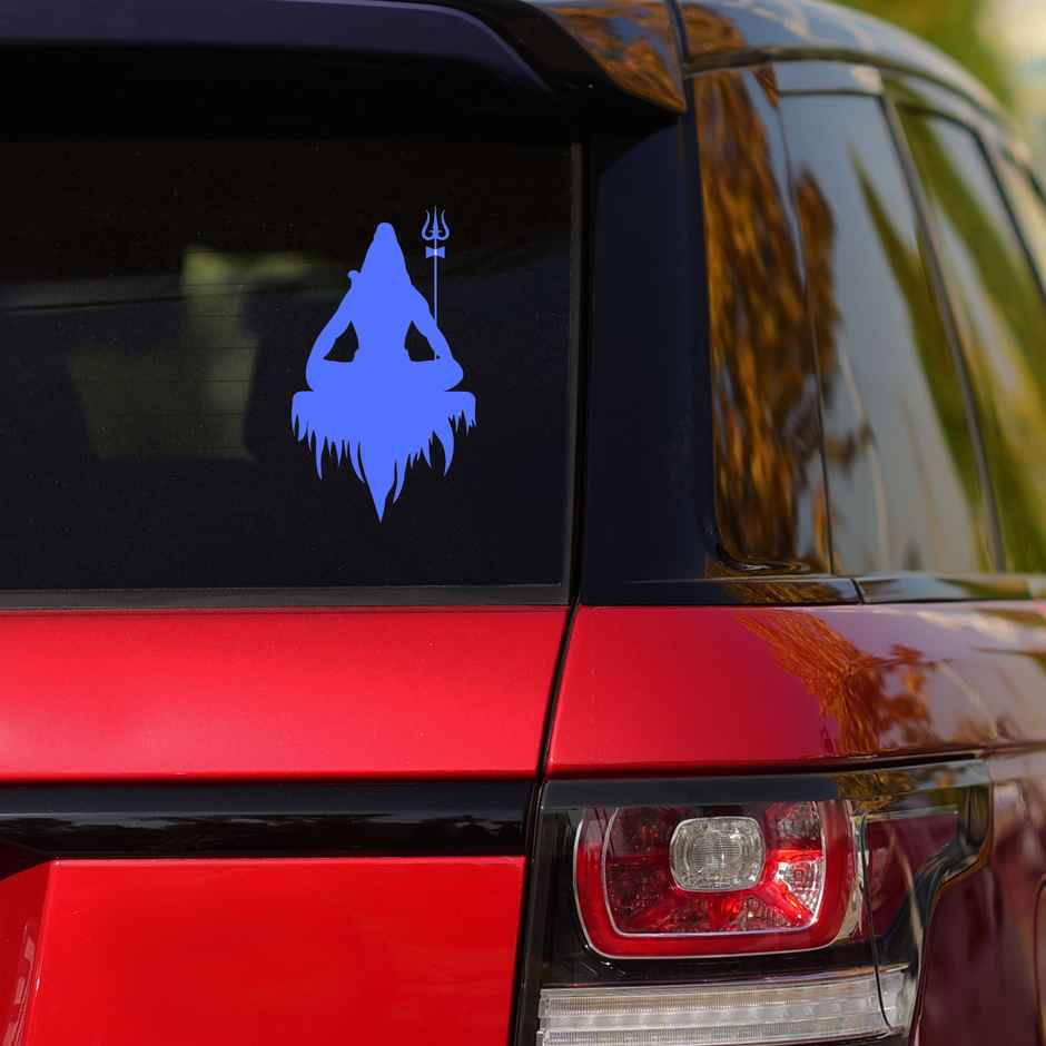 House Of Festivals Automobile Reflective Sticker - 10 x 10 Inches Design 12