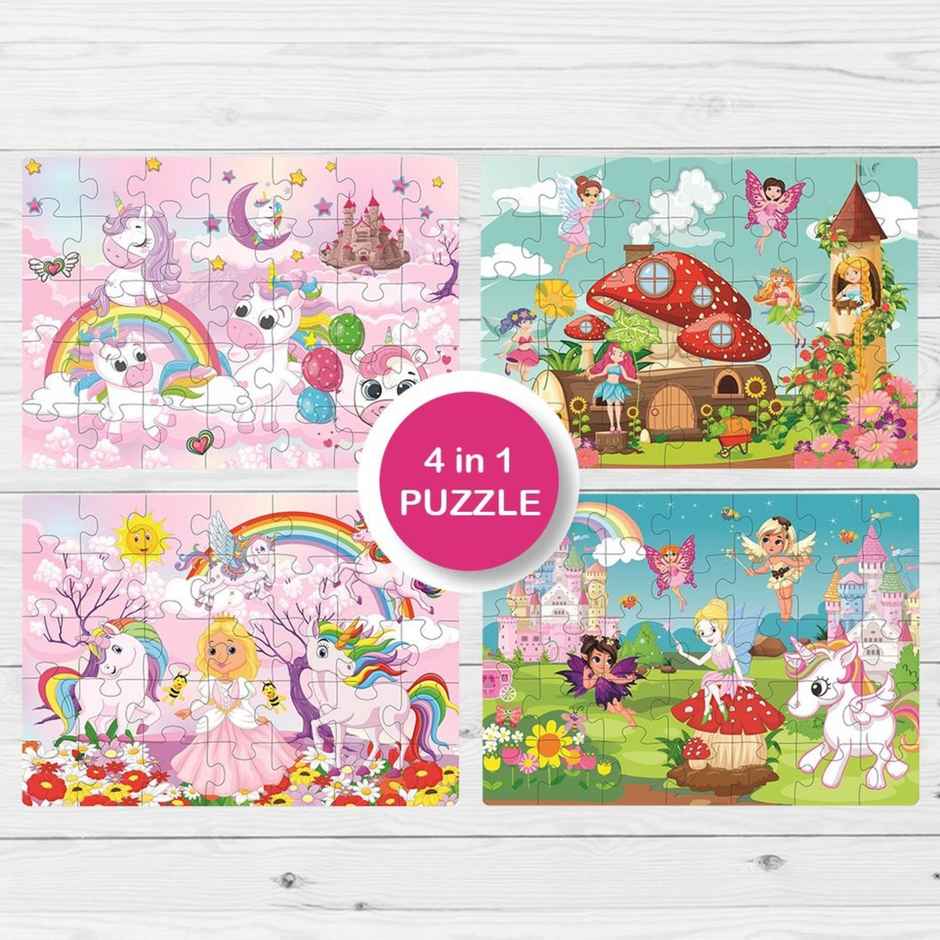 Ratna's 4In1 Unicorn Kingdom Jigsaw