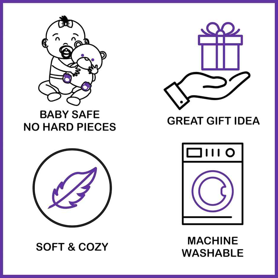 Mirada Brown Sitting Lion Soft Toy -27Cm