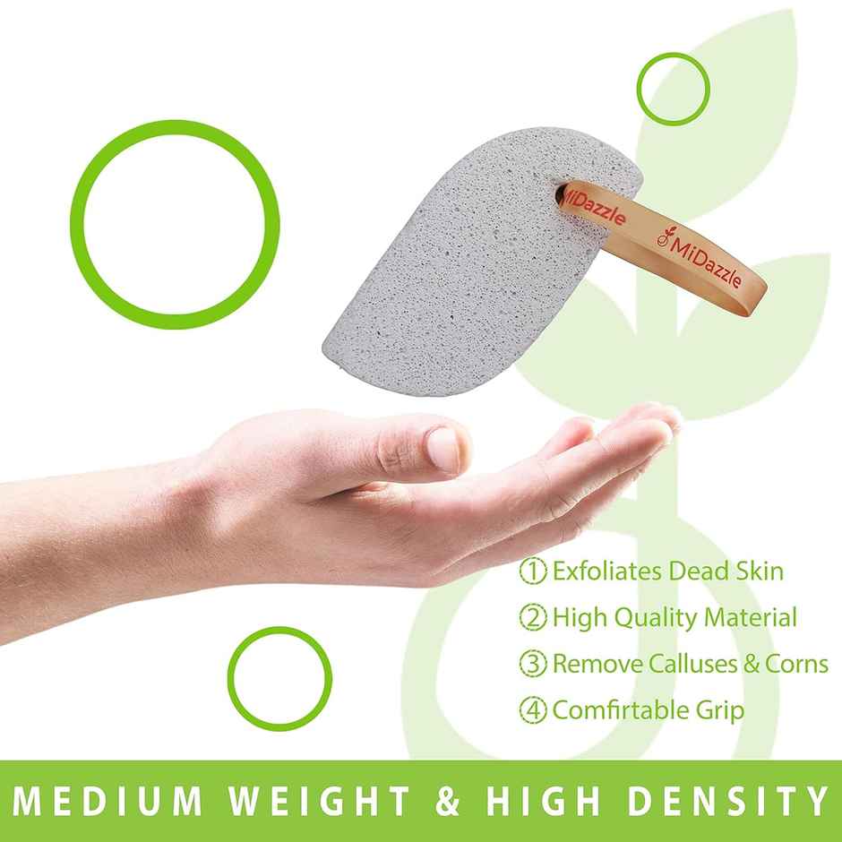 Midazzle Leaf Shaped Pumic Stone | Medium | MIPS5103
