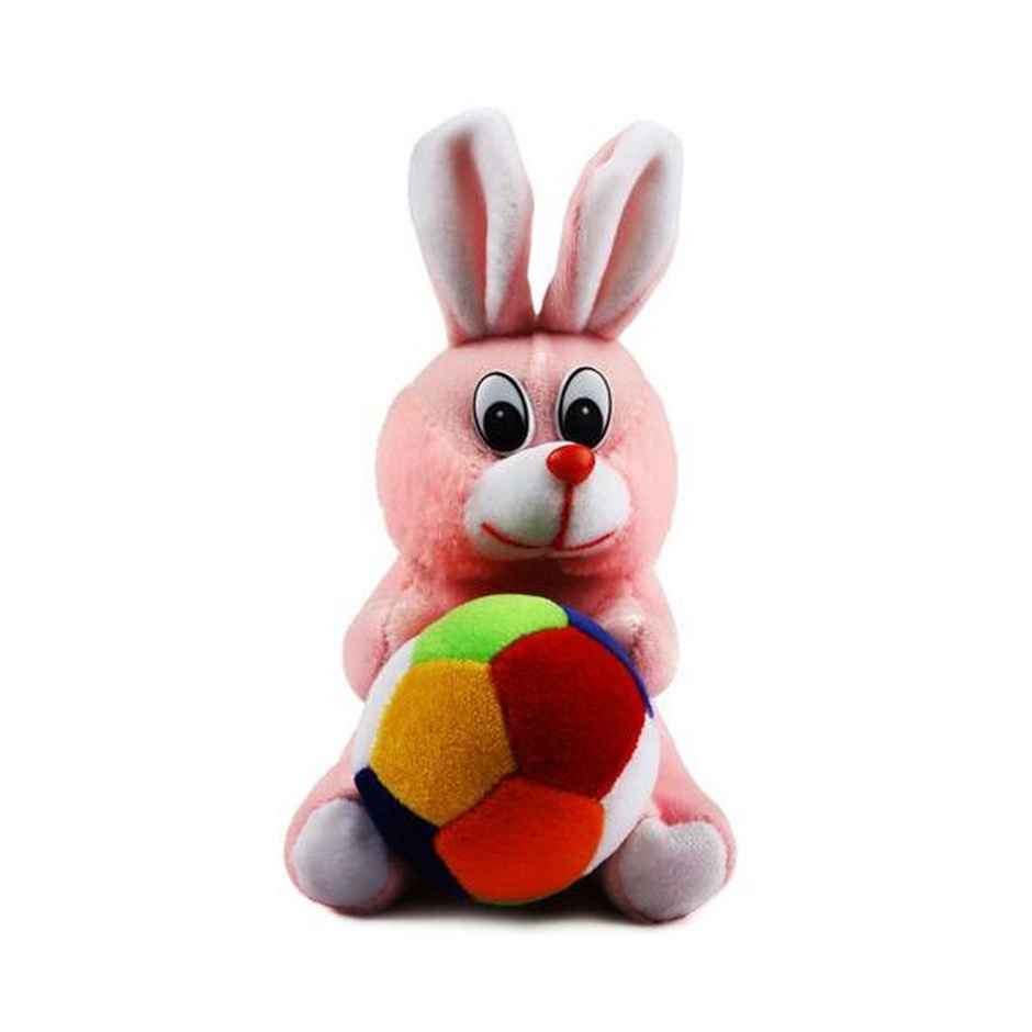 Babique Rabbit Ball Stuffed Soft Toy For Kids| 17 cm x 11 cm - Assorted